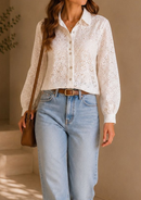 BLUSA BRODERIE ML