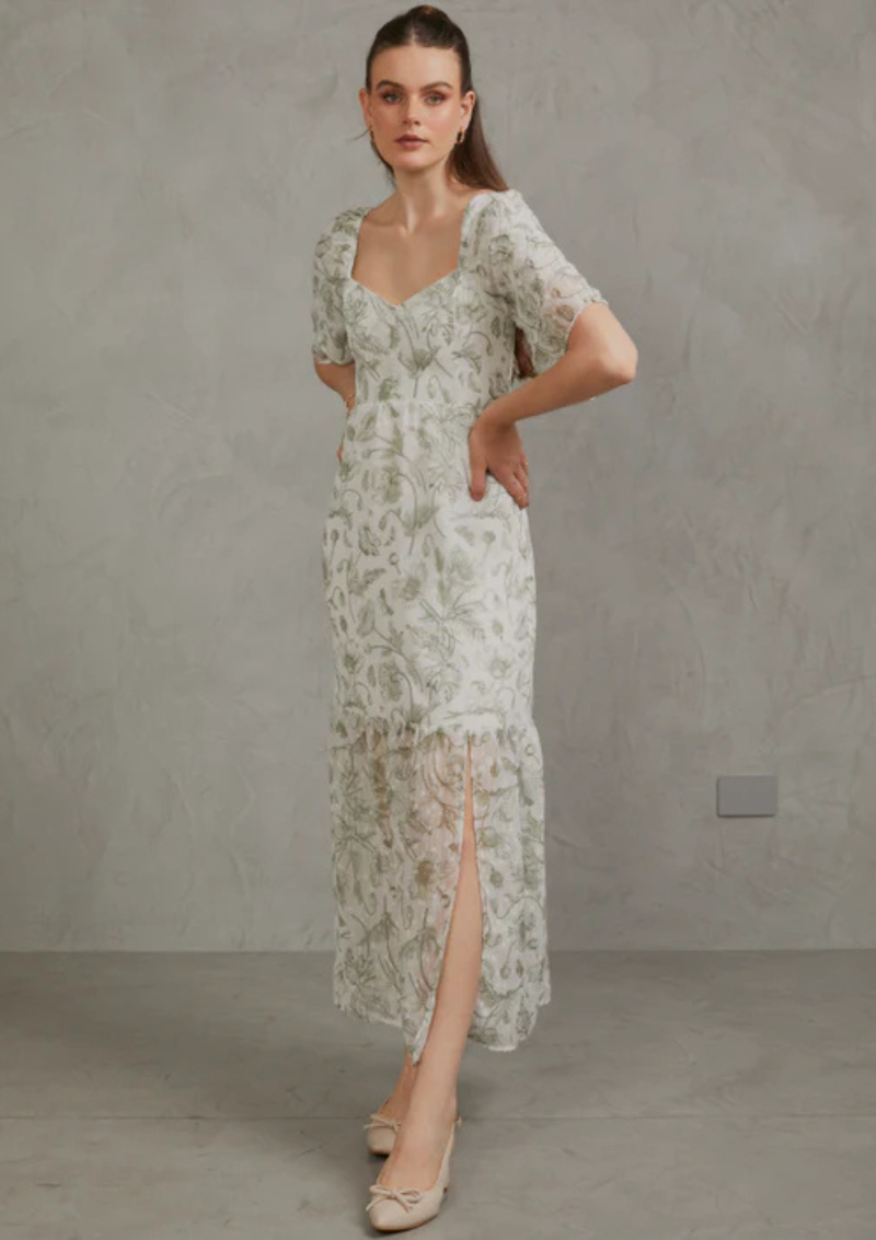 VESTIDO PARIS VERDE PRINT