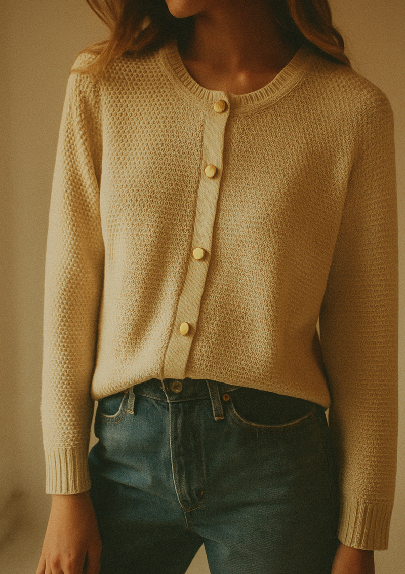 CARDIGAN BOTONES DORADOS