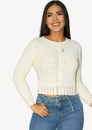 CHOMPA ABIERTA MANGA LARGA TANIA