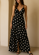 VESTIDO LUNARES LARGO