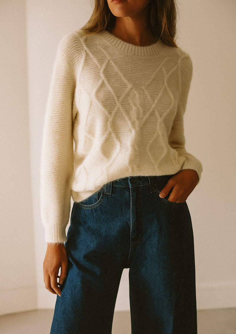 SWEATER DE TRENZAS