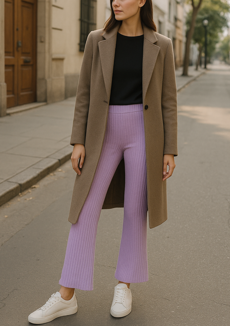 PANTALON BASICO RIB