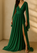 VESTIDO RUBI LARGO GASA