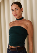 TOP STRAPLESS LAZO MARIA