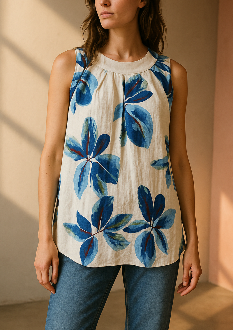 BLUSA S/M ESTAMPADO FLORAL