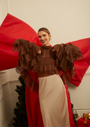 BLUSA CHLOE ASIMETRICO