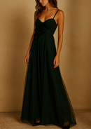 VESTIDO AURORA TULL CON FLOR