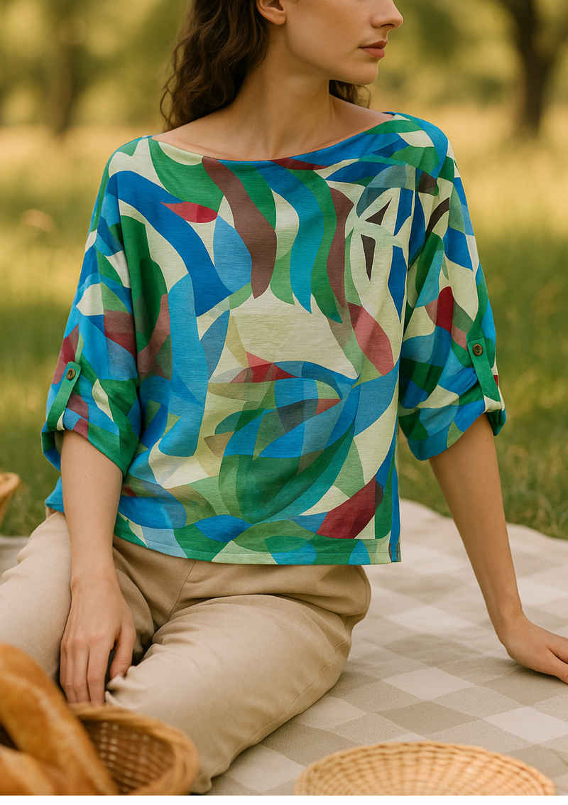 BLUSA 3/4 PRINT