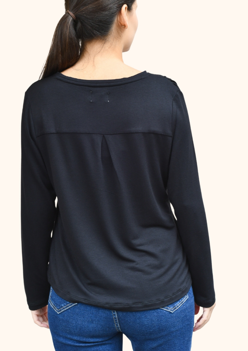 POLO FRENCH NEGRO
