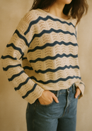 CHOMPA ANCHA TEJIDO CURVO