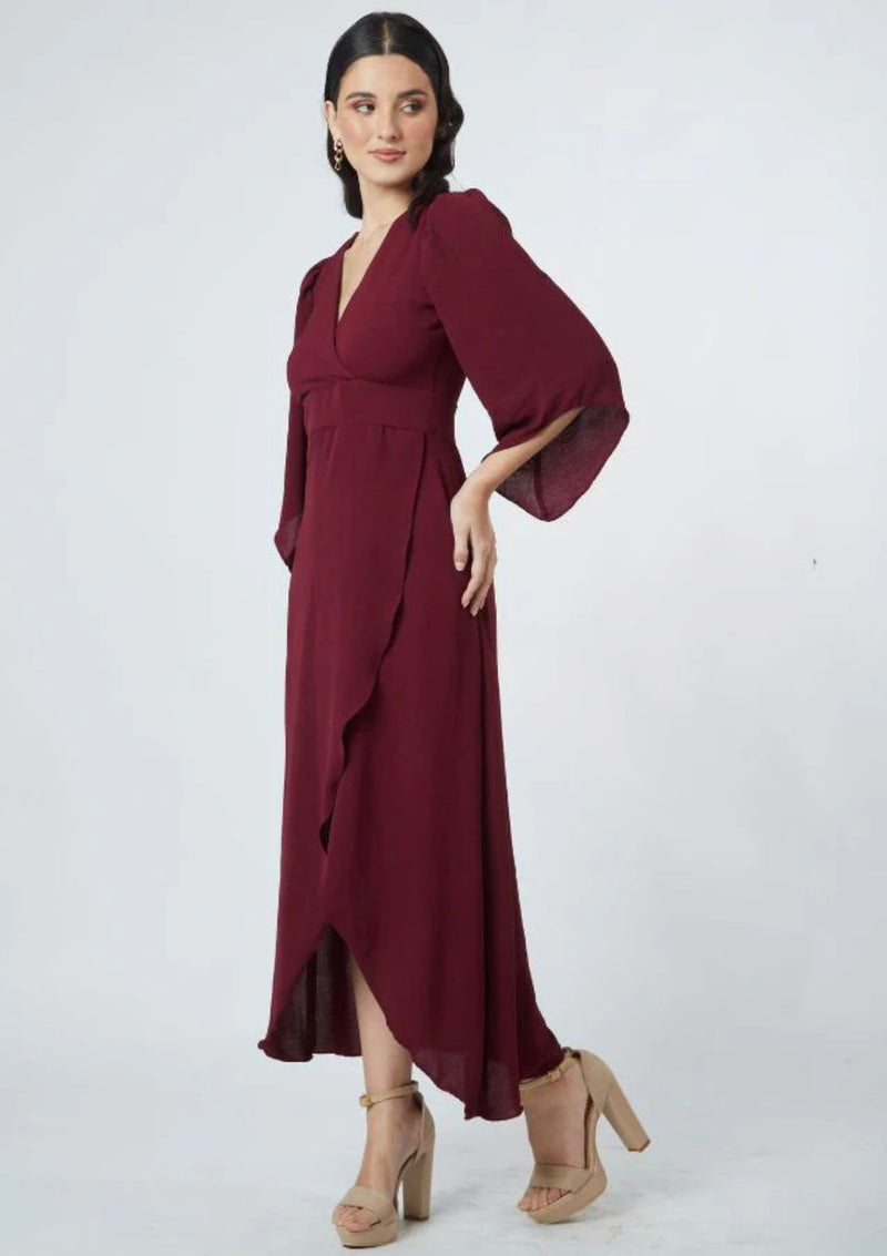 VESTIDO MAJO GUINDA
