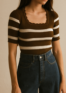 POLO TEJIDO C/CUADRADO