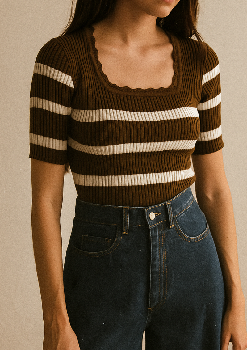 POLO TEJIDO C/CUADRADO