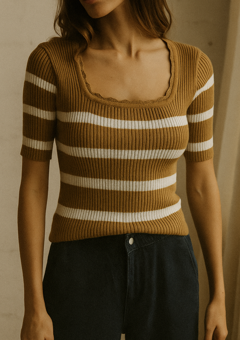 POLO TEJIDO C/CUADRADO