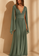 VESTIDO RUBI LARGO GASA