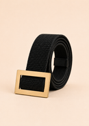 CORREA DANA METAL NEGRO