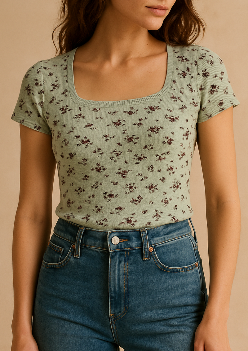 POLO FLOWER TEJIDO