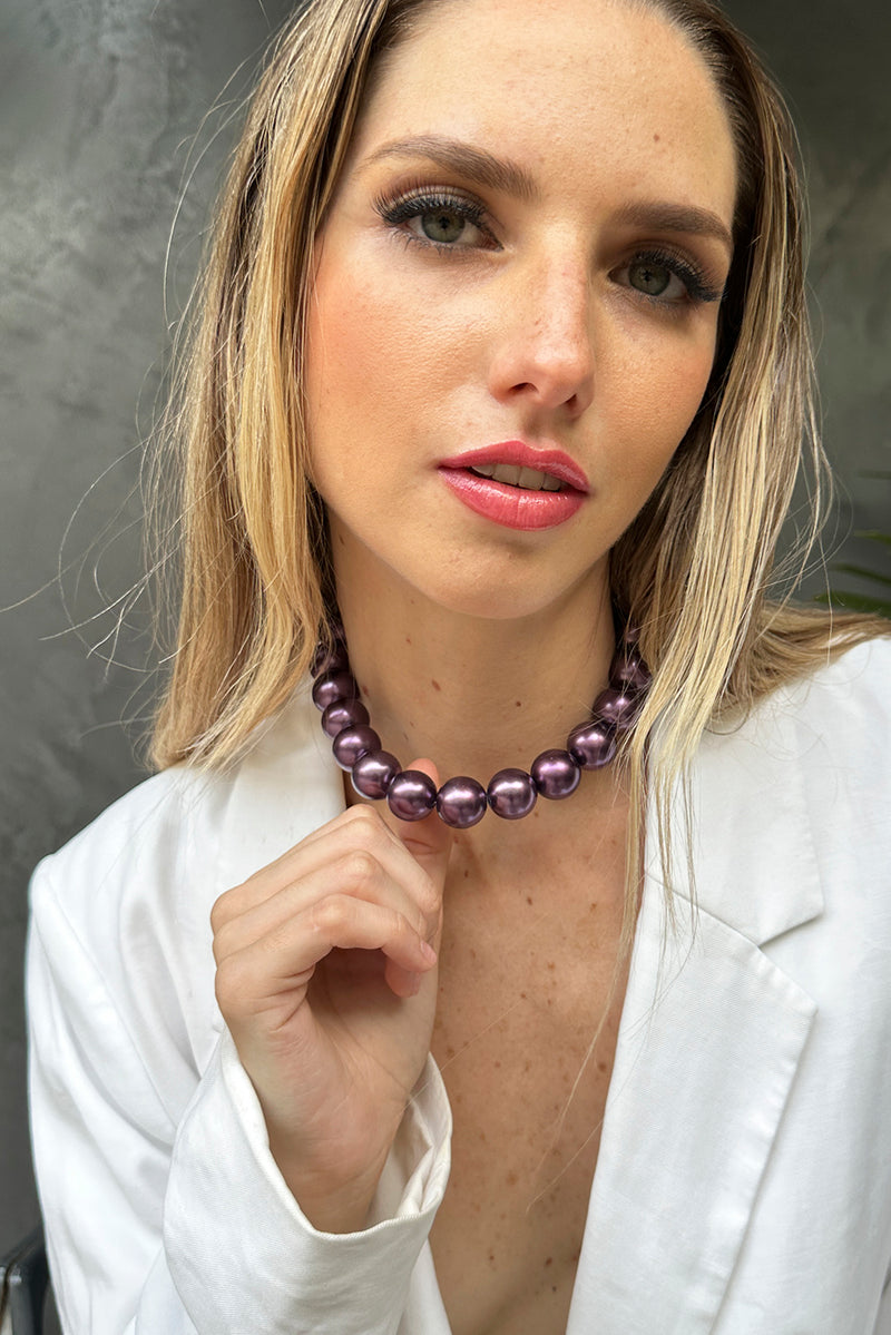 COLLAR CHANEL PURPLE - Cactus Store